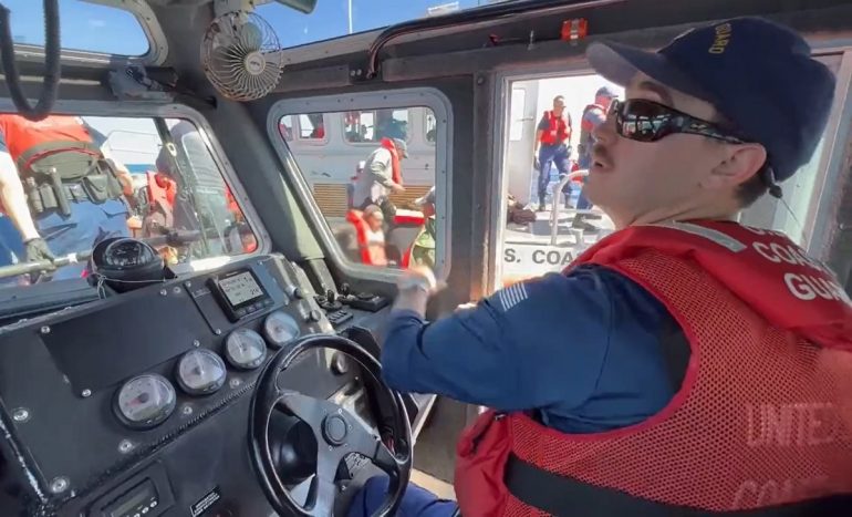 Guardia Costera de EEUU repatrió a 27 balseros el fin de semana