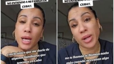 Cubana explota contra su familia por solo burcarla por interés. (Captura de pantalla © Leonella- TikTok)