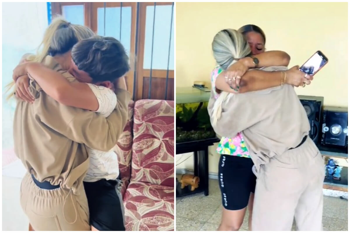 Joven cubana vuelve a su hogar tras 2 años y así la recibieron. (Captura de pantalla © Yolanda920904- TikTok)