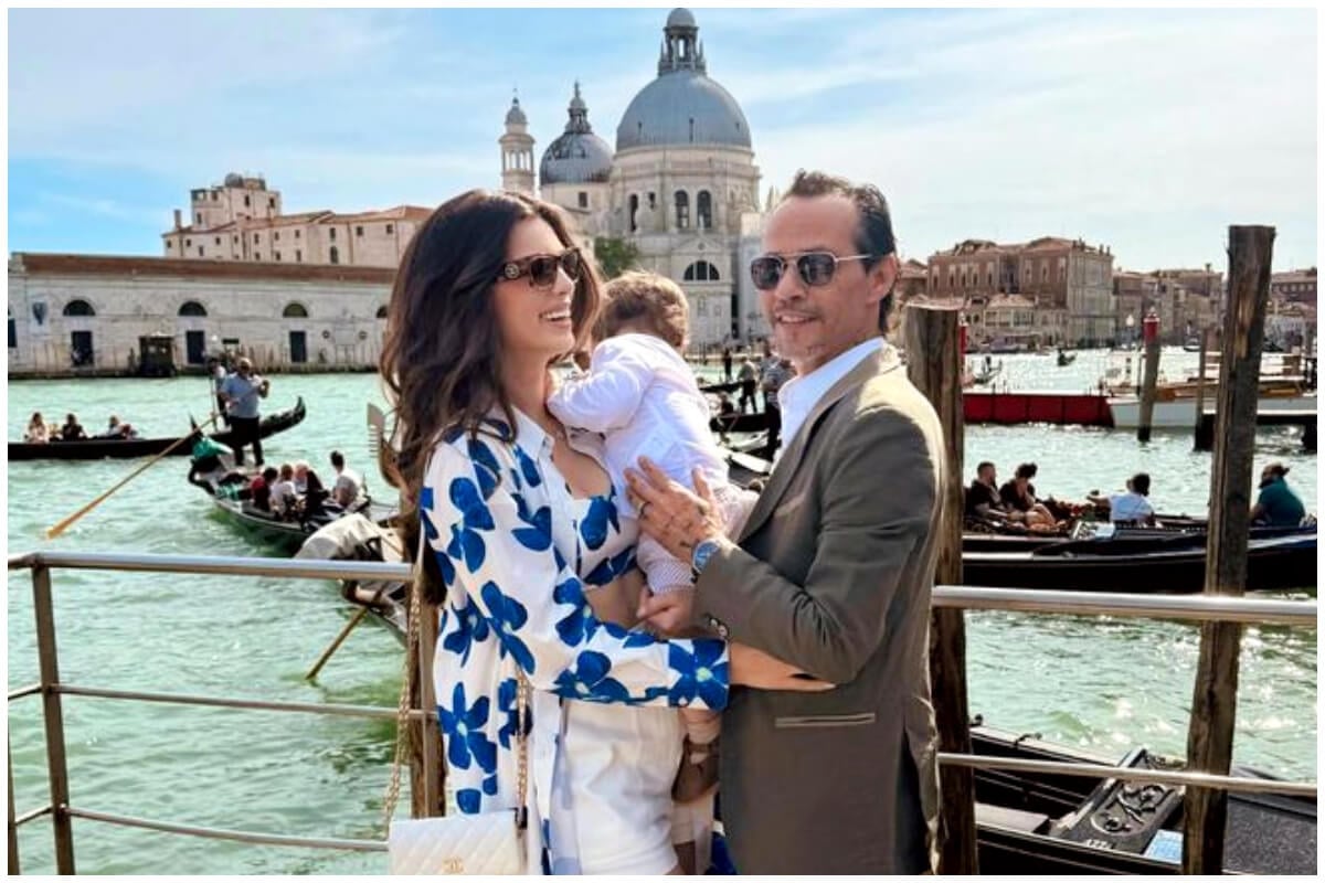 Nadia Ferreira y su esposo Marc Anthony, 30 años mayor que ella, en Venecia. (Foto © Nadiaferreira- Instagram)