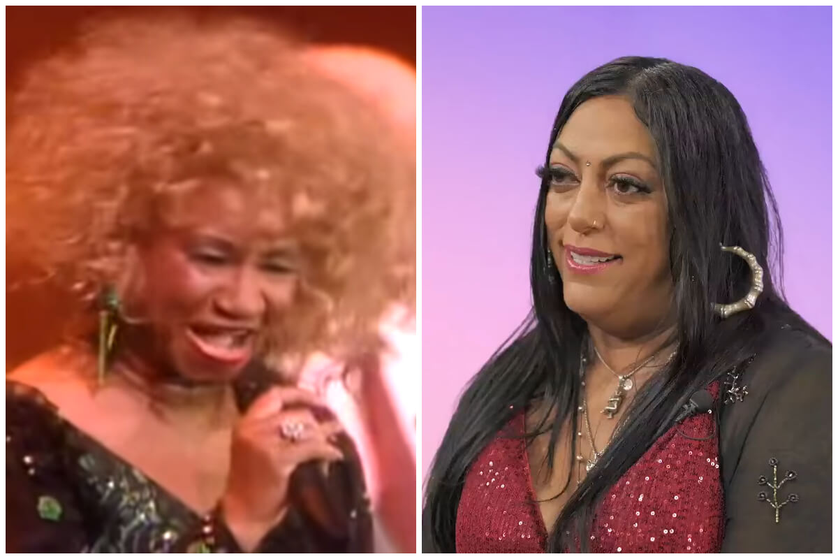 Celia Cruz y La India tenían una relación cercana. (Captura de pantalla YouTube © Cuto Sosa/ Telemundo Entretenimiento)