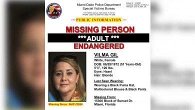 Imagen de la mujer desaparecida a inicios de junio. (Imagen © Miami-Dade Police Department)