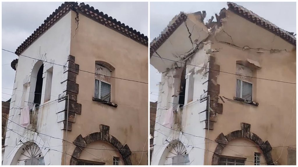 En Video Momento Exacto Del Derrumbe De Una Vivienda En La Habana