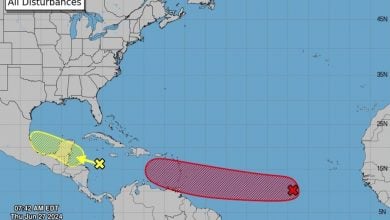 Pronóstico de los próximos días en el Caribe. (Imagen © NOAA NWS National Hurricane Center-Facebook)