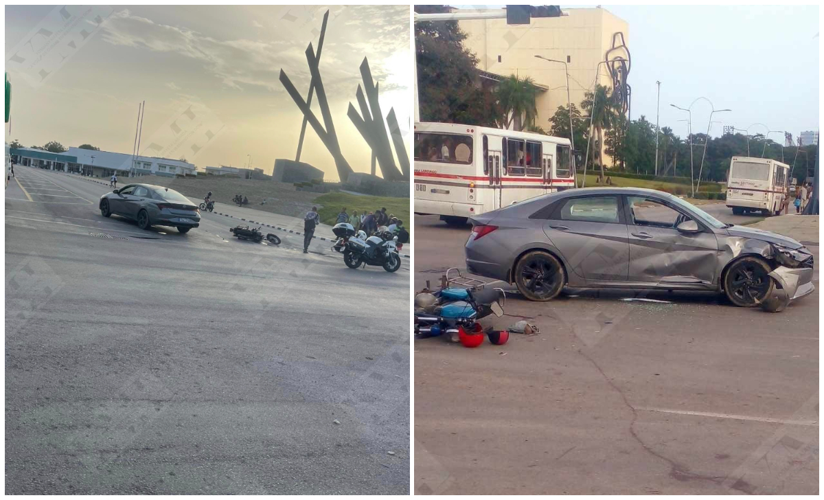 Accidente de tránsito en Santiago de Cuba. (Foto © Yosmany Mayeta Labrada-Facebook)