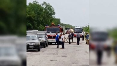 Accidente en Camagüey deja cuatro fallecidos. (Foto © Luis Martínez Fernández-Facebook)