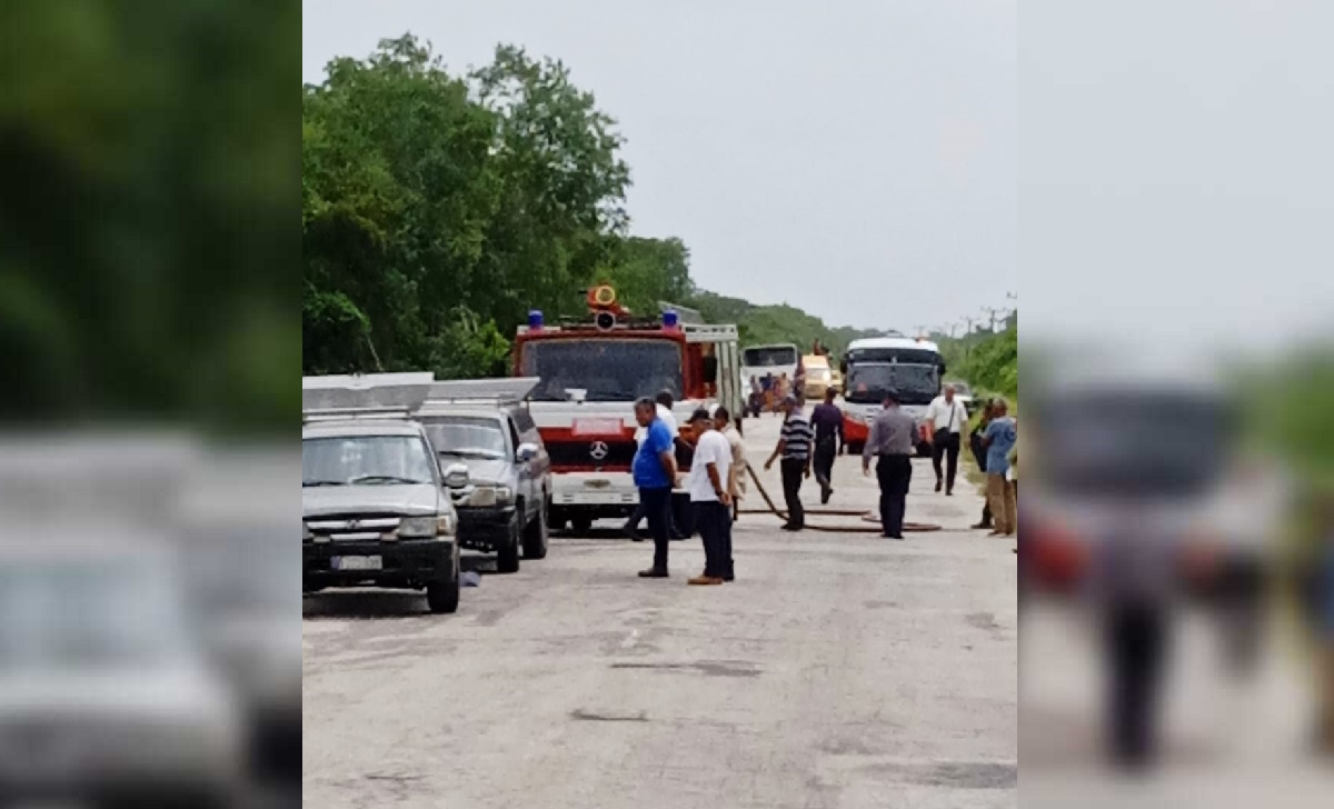 Accidente en Camagüey deja cuatro fallecidos. (Foto © Luis Martínez Fernández-Facebook)