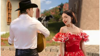 Christian Nodal y Ángela Aguilar se casan tras un mes de relación. (Captura de pantalla © Christian Nodal- YouTube)