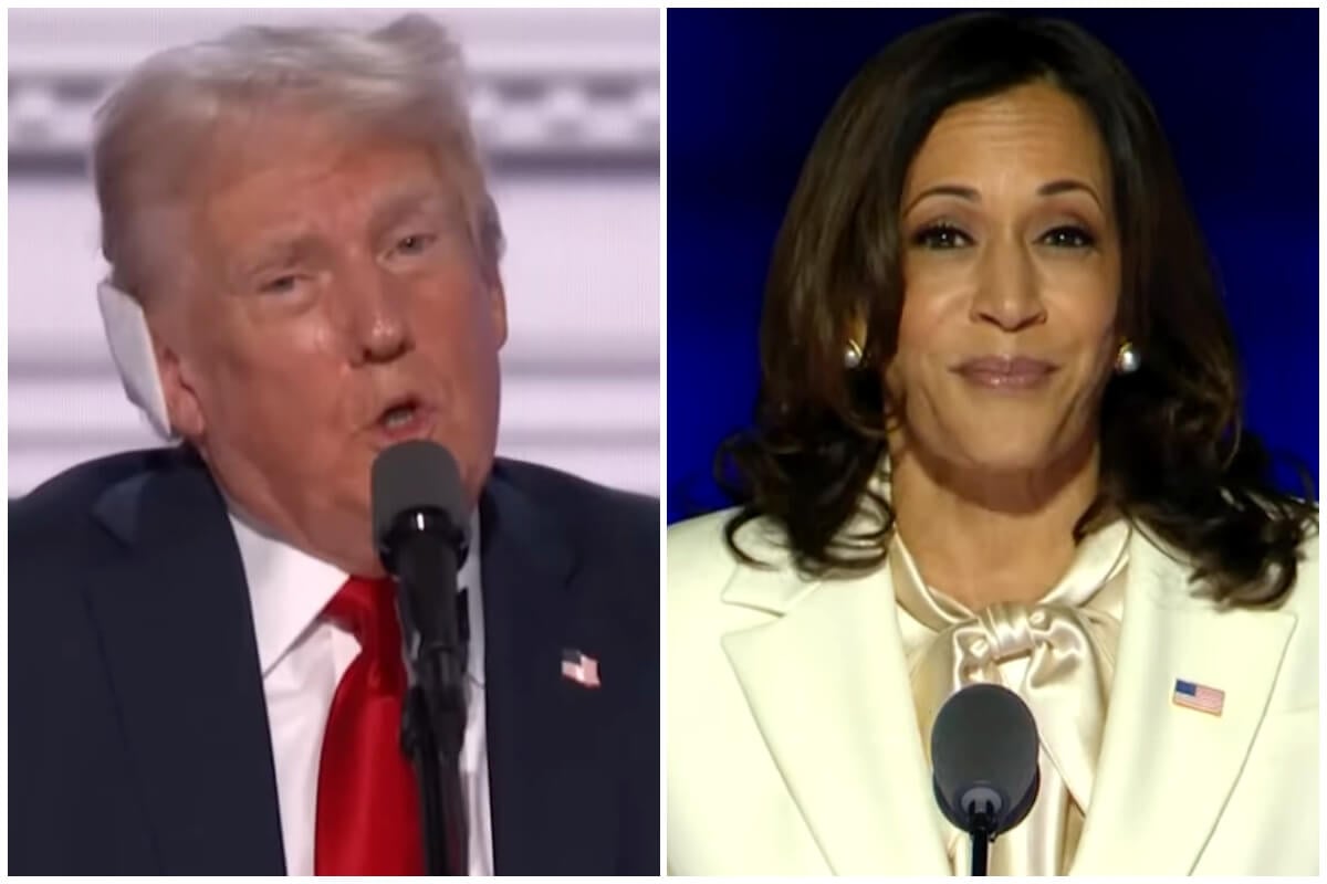 Donald Trump y Kamala Harris podría ser la próxima contienda electoral de EEUU. (Captura de pantalla © PBS NewsHour/ ABC News)