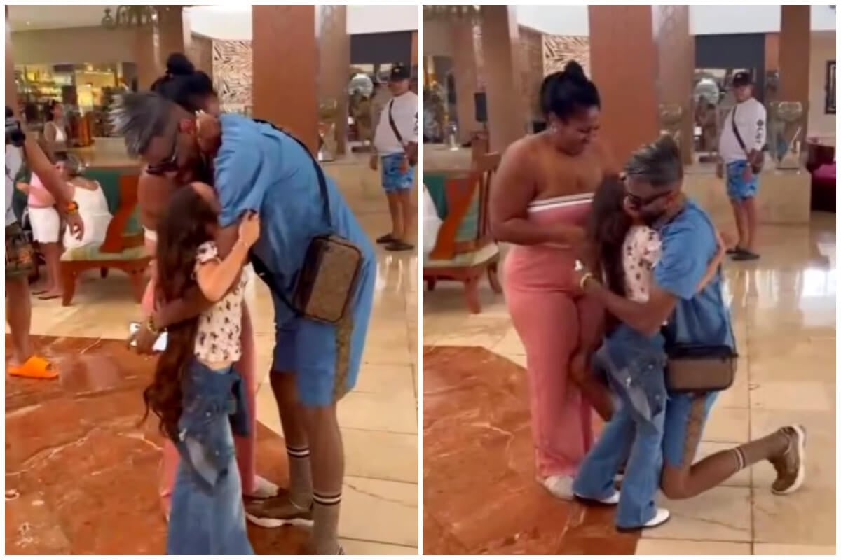 El Yonki se reencuentra con su hija en República Dominicana. (Captura de pantalla © La Superfriki- Instagram)