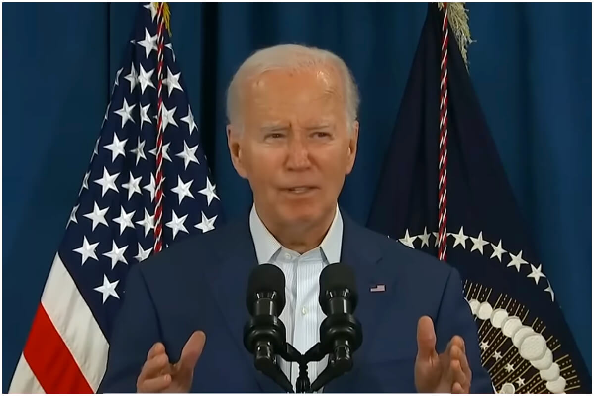 Joe Biden condena la violencia por cuestiones políticas. (Captura de pantalla © Noticias de Telemunda- YouTube)