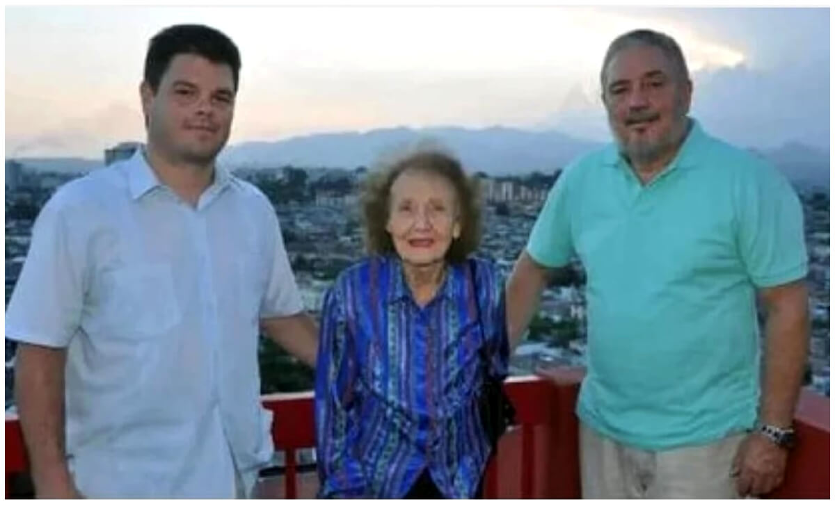 Mirta Díaz-Balart, primera esposa de Fidel Castro. (Foto © La Mera Mera 89.5 FM- Facebook)