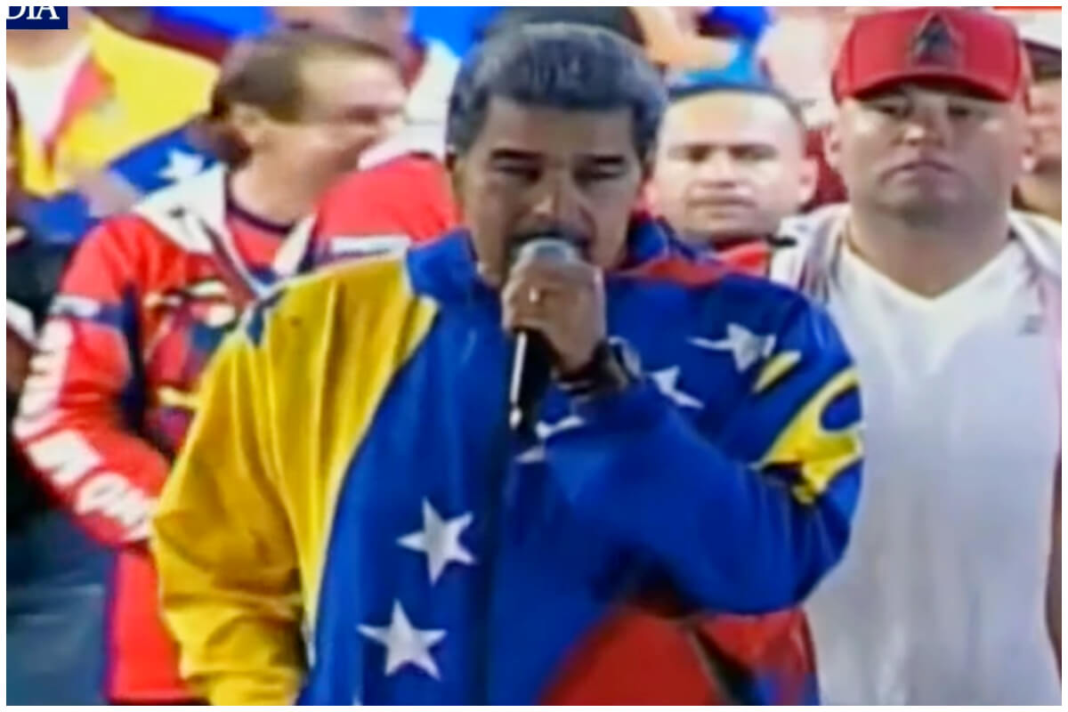 Nicolás Maduro en su más reciente discurso. (Captura de pantalla © La Vanguardia- YouTube)