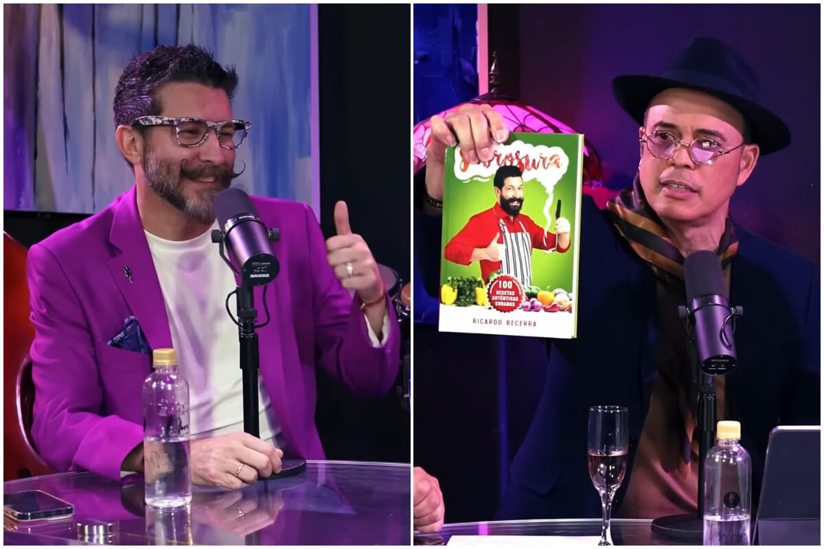 Ricardo Becerra con Alexis Valdés en su podcast. (Capturas de pantalla © Alexis Valdés Real- YouTube)