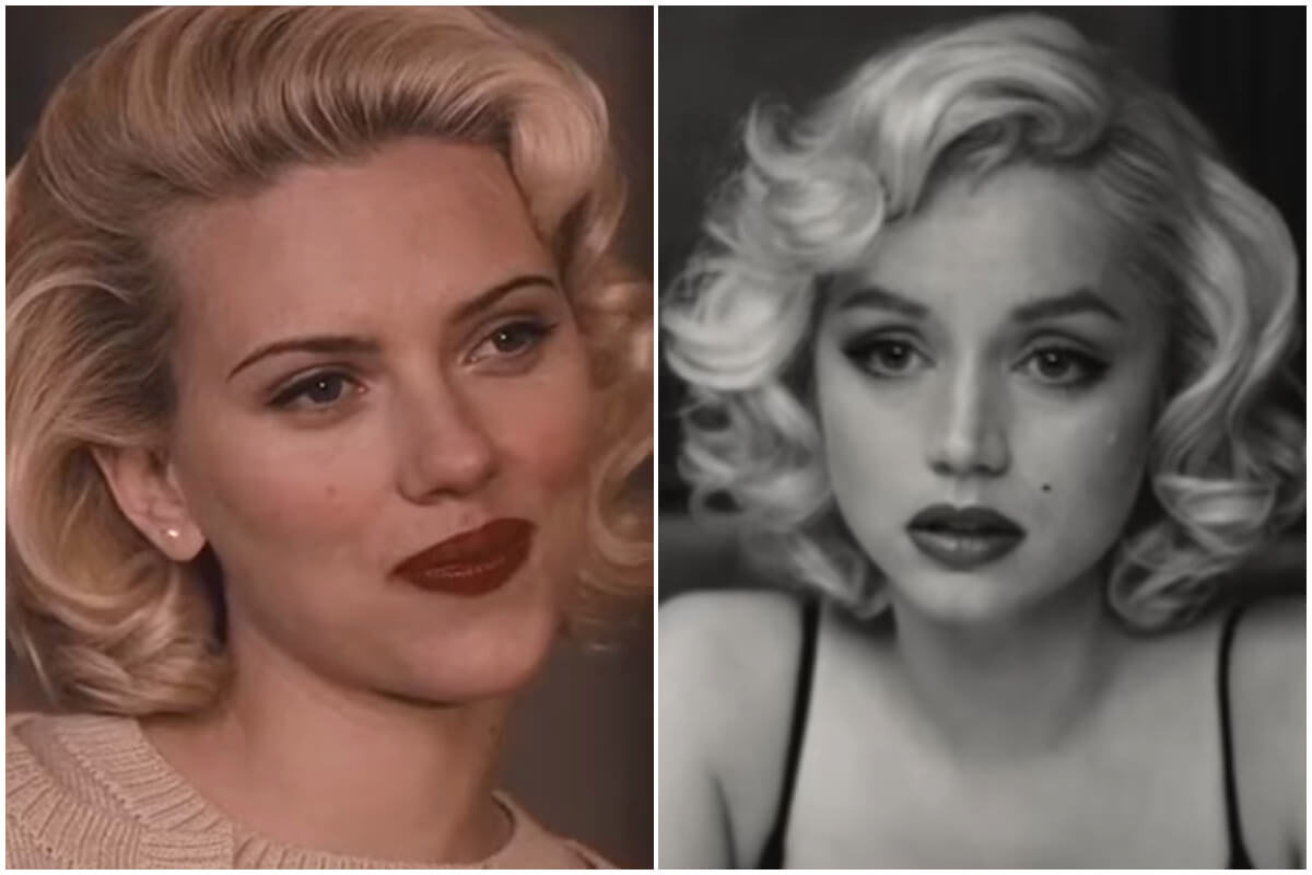 Scarlett Johansson habría sido la primera opción para hacer de Marilyn Monroe. (Captura de pantalla YouTube © Search/ Netflix)