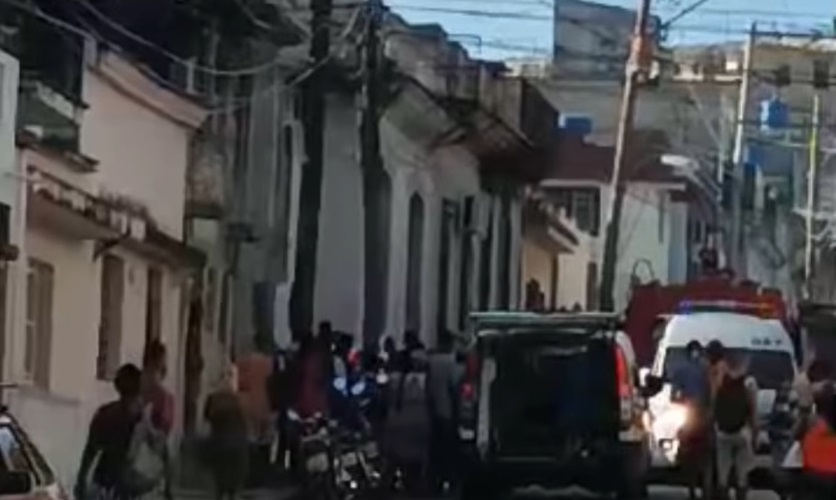 Calle en la que ocurrió el lamentable incendio. (Captura de pantalla © Niover Licea-Instagram)