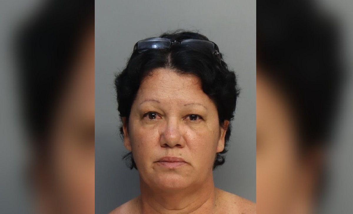 Cubana arrestada por atacar a un anciano en Miami. (Foto © Miami-Dade County Corrections and Rehabilitation)