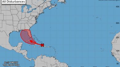 El Centro Nacional de Huracanes compartió información sobre la onda tropical. (Captura de pantalla © National Hurricane Center-Web)