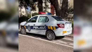 Imagen ilustrativa de una patrulla de la policía en Uruguay. (Captura de pantalla © Portada-Facebook)