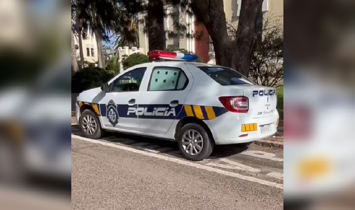 Imagen ilustrativa de una patrulla de la policía en Uruguay. (Captura de pantalla © Portada-Facebook)