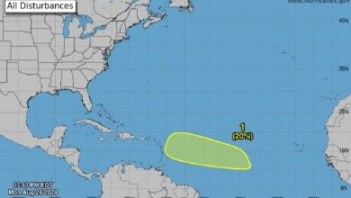 Los expertos se mantienen al tanto sobre el avance de este fenómeno. (Captura de pantalla © National Hurricane Center)