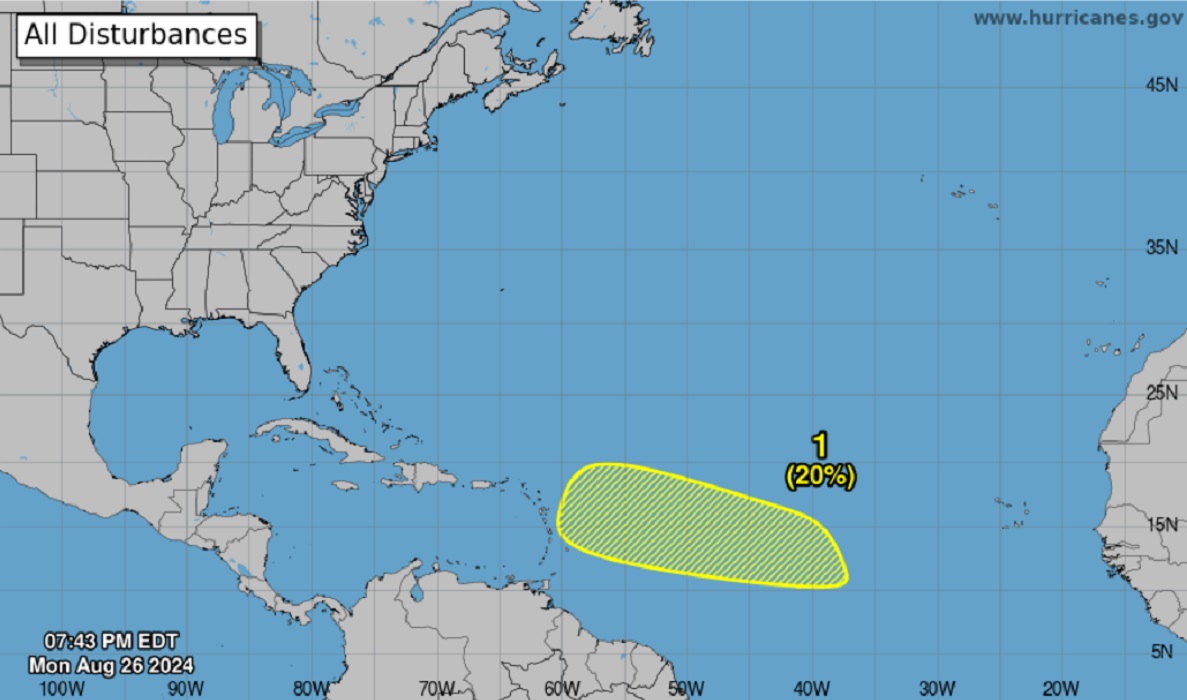 Los expertos se mantienen al tanto sobre el avance de este fenómeno. (Captura de pantalla © National Hurricane Center)