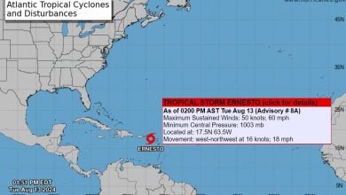 La quinta tormenta tropical de la temporada se dirige a Puerto Rico.