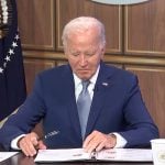 Imagen ilustrativa del mandatario estadounidense Joe Biden. (Captura de pantalla © The Hill-YouTube)