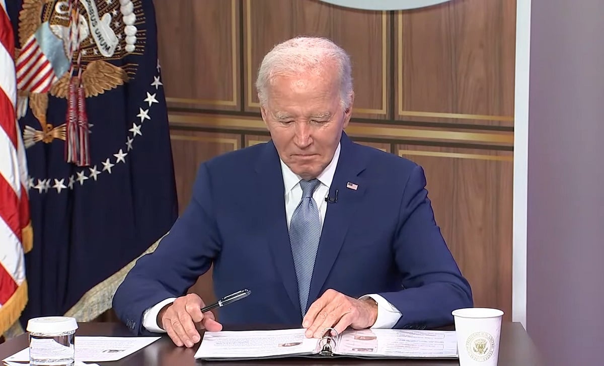 Imagen ilustrativa del mandatario estadounidense Joe Biden. (Captura de pantalla © The Hill-YouTube)