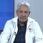 El Dr. Francisco Durán en la televisión nacional. (Captura de pantalla © Canal Caribe Alterno-YouTube)