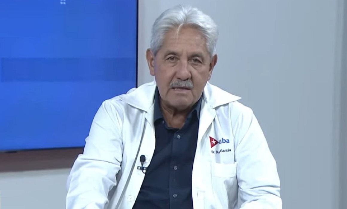 El Dr. Francisco Durán en la televisión nacional. (Captura de pantalla © Canal Caribe Alterno-YouTube)