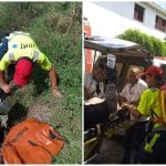 Imágenes del rescate del hombre. (Foto © Aris Arias Batalla-Facebook)