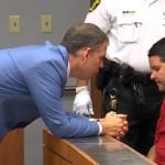 Imagen del juicio donde el cubano fue encontrado culpable. (Captura de pantalla © AmericaTeVe Miami-YouTube)