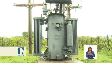 Imagen ilustrativa de un transformador eléctrico en Cuba. (Captura de pantalla © Canal Caribe-YouTube)