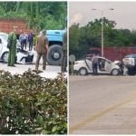 Imágenes del aparatoso accidente ocurrido en Holguín. (Foto © ACCIDENTES BUSES & CAMIONES por más experiencia y menos víctimas!-Facebook)