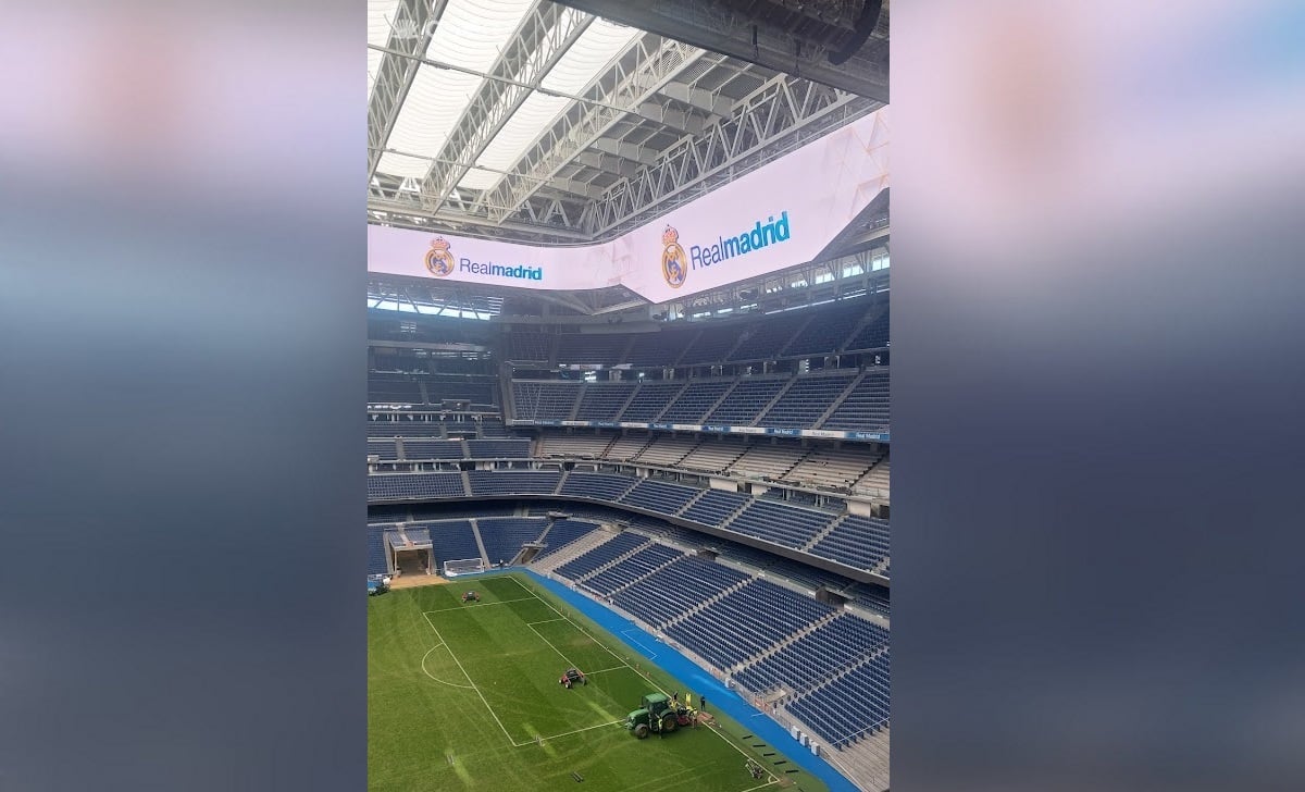 Estadio de Fútbol Santiago Bernabéu en Madrid. (Foto © Asere Noticias)