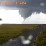 Tornado aparece en Florida antes de la llegada de Milton. (Captura de pantalla © WPTV News - FL Palm Beaches and Treasure Coast-YouTube)