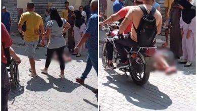 El turista permaneció en el suelo sin recibir ayuda por casi 20 minutos. (Captura de pantalla © La Tijera-Facebook)