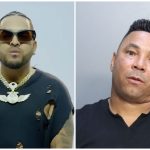 El cantante arremetió contra Valdez, acusándolo de haber dejado a cuatro niños sin un padre. (Captura de pantalla y foto © Yulien Oviedo-YouTube y Miami-Dade County Corrections and Rehabilitation)