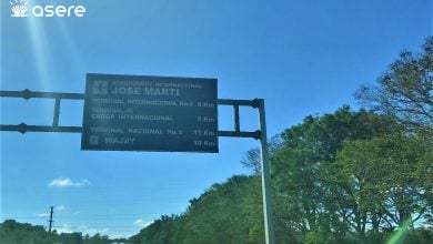 Camino hacia el Aeropuerto Internacional José Martí. (Foto © Asere Noticias)