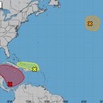 Aumenta a un 70% las probabilidades de que se forme una depresión tropical al sur del país.