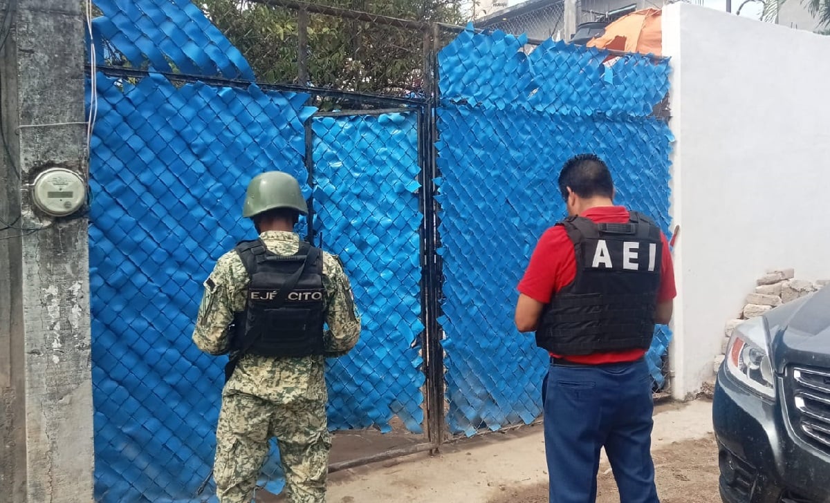 Fotografía de las autoridades oaxaqueñas. (Foto © Fiscalía General del Estado de Oaxaca-Facebook)