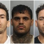 Cubanos detenidos por robo de mil dólares en aguacate. (Foto © Miami-Dade County Corrections and Rehabilitation)