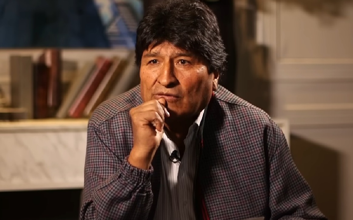 Evo Morales durante una vieja entrevista. (Captura de pantalla © BBC News Mundo-YouTube)