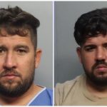 El par ahora enfrenta cargos pro agresión. (Foto © Miami-Dade County Corrections and Rehabilitation)