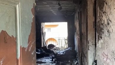 Imágenes del apartamento luego del incendio. (Captura de pantalla © NBC Miami-Web)