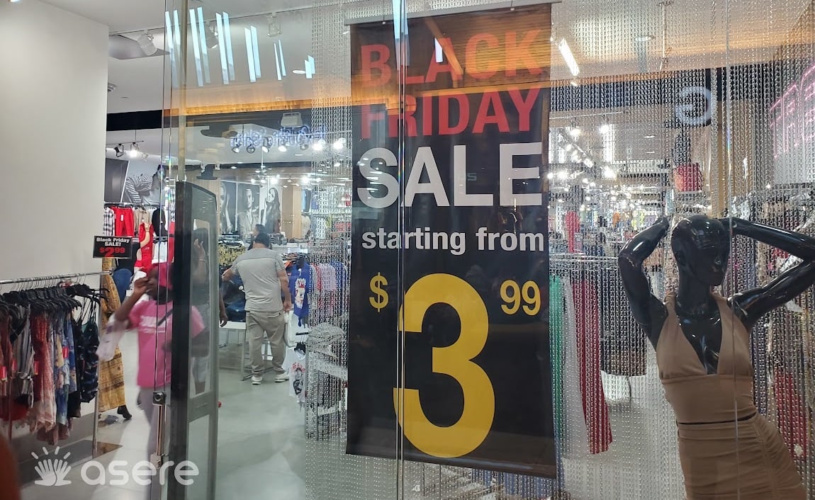 Imagen ilustrativa de una tienda en Black Friday. (Foto © Asere Noticias)