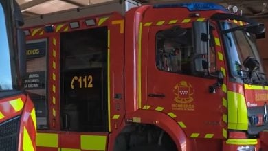 Imagen ilustrativa de un camión de bomberos en España. (Captura de pantalla © RTVE-YouTube)