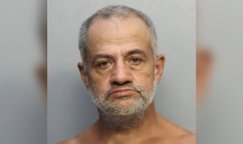 Cubano arrestado por amenazas en Hialeah. (Foto © Miami-Dade County Corrections and Rehabilitation)