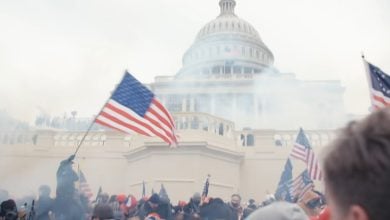 Imagen del asalto al Capitolio de EEUU. (Captura de pantalla © VICE News-YouTube)